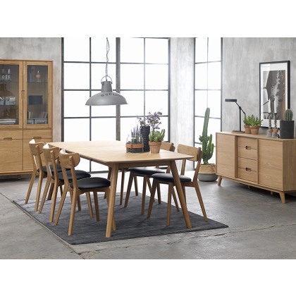 CLEARANCE OUTLET WAREHOUSE STOCK Stockholm 1.5m Dining Table CLEARANCE OUTLET WAREHOUSE STOCK Stockholm 1.5m Dining Table