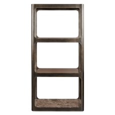 Thorpe Metal and Glass Shelving Unit Thorpe Metal and Glass Shelving Unit