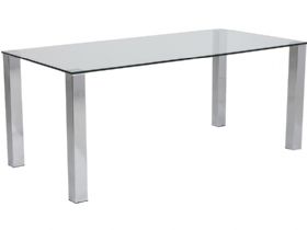 Kante Dining Table 180x90cm Clear