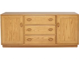 Ercol Windsor 2 door, 3 drawer sideboard