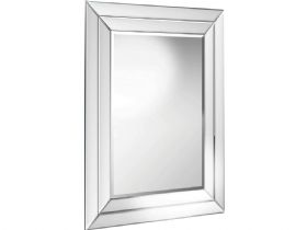 Double 'Angled Framed Mirror