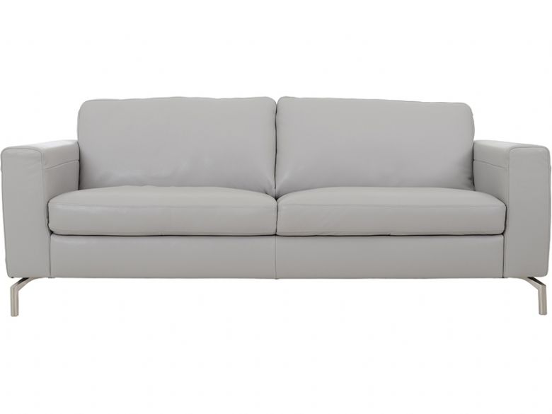 Natuzzi Editions Vitelli Modern 3 Seater Leather Sofa ...