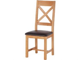 Fairfax Oak Cross Back Chair