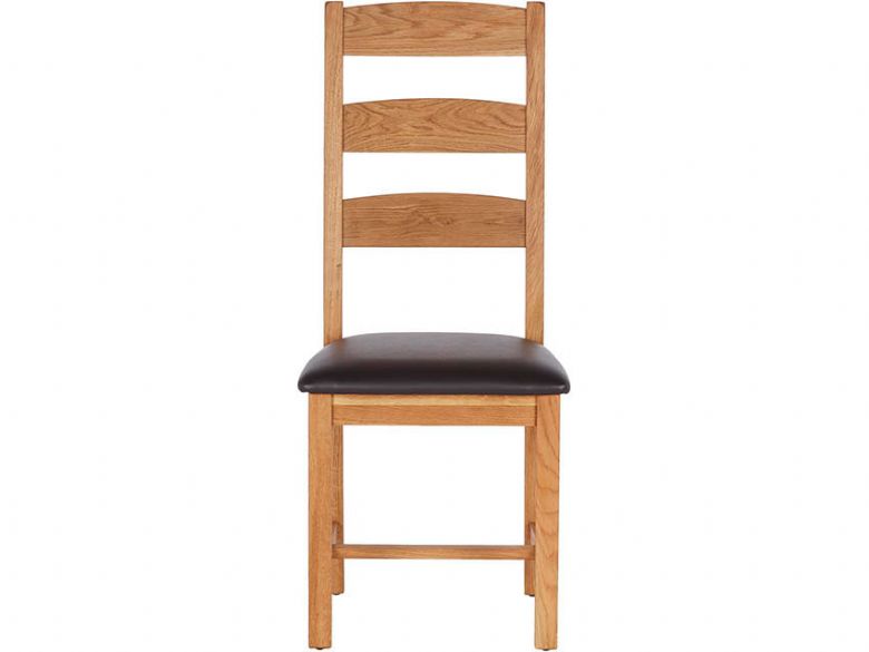 Ladder Back Chair with PU Seat