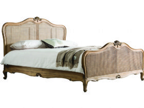 Ashwell weathered king size cane bed available at Lee Longlands