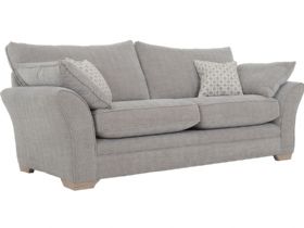 Cavan large fabric sofa in tweed ash