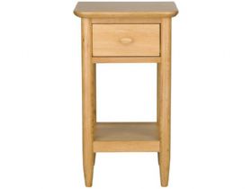 Ercol Teramo compact side table, made with oak with a clear matt finish