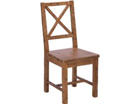 Halsey Reclaimed Cross Back Dining Chair