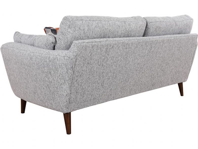 Lottie modern grey sofa with complementing geometric scatters