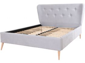 Lulu grey double bedframe available at Lee Longlands