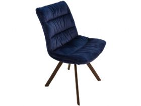 Faith Royal Blue Velvet Dining Chair