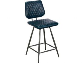 Massa dark blue bar stool available at Lee Longlands