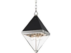 Coltrane nickel 4 light ceiling pendant available at Lee Longlands