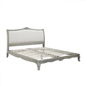 Camille classic style solid Oak super king bed available at Lee Longlands