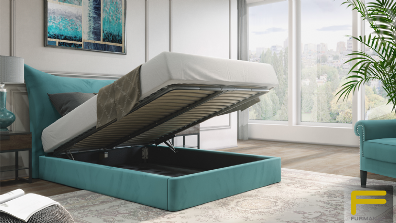 Jade super king power ottoman bed frame available at Lee Longlands