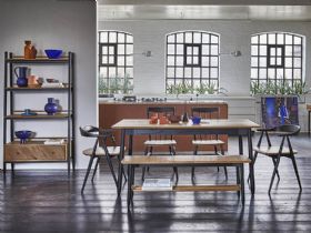 Ercol Monza patina oak dining room furniture