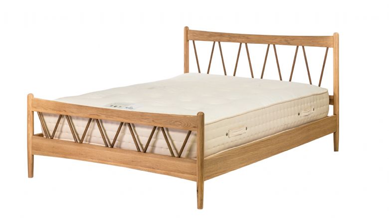 Marvic wooden double bed frame  available at Lee Longlands