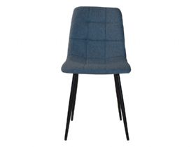 Path Blue Dining Chair with Black Legs