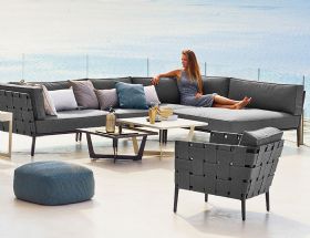 Cane&#038;#045;line Conic grey Daybed available at Lee Longlands