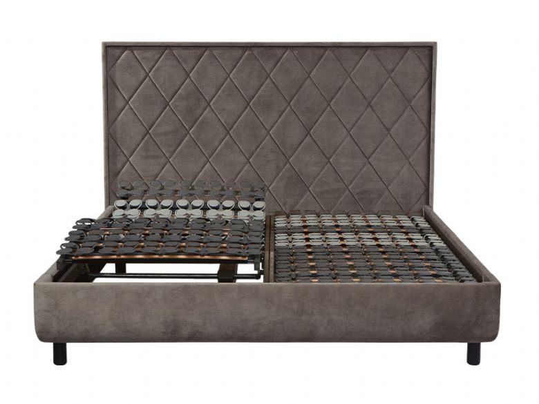 Tempur Arc King Adjustable Disc Bed with Quilted Headboard 2
