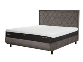 Tempur Arc Super King Bed Frame with Quilted Headboard