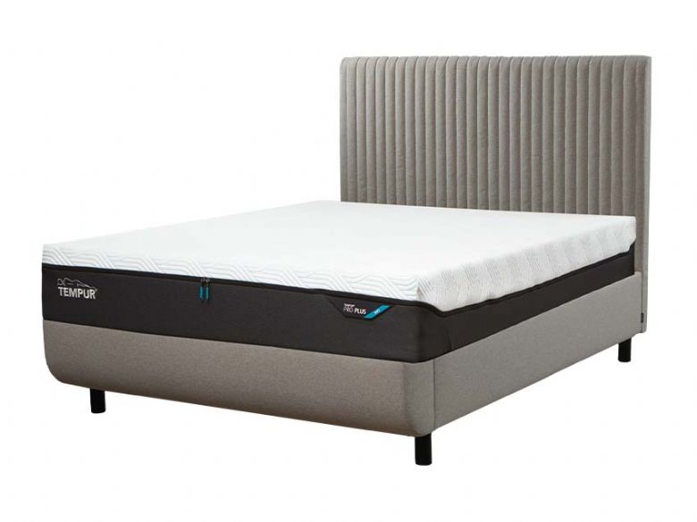 Tempur Arc King Bed Frame with Vertical Headboard