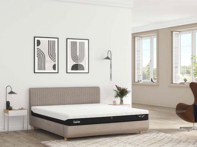 Tempur Arc King Bed Frame with Vertical Headboard 4