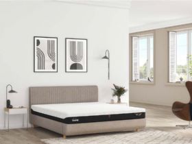 Tempur Arc King Bed Frame with Vertical Headboard 4