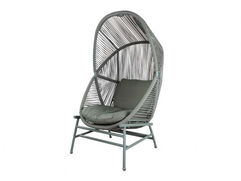 Hive Chair and Aluminium Base Light Green