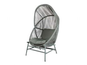 Hive Chair and Aluminium Base Light Green