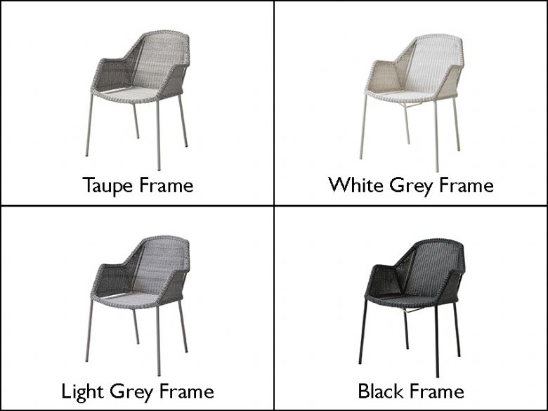 Breeze Stackable Chair Weave Colour Variations