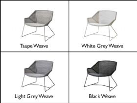 Breeze Lounge Chair Weaves Colour Variations