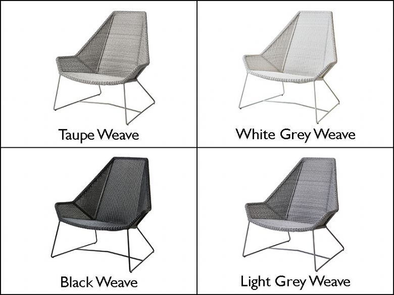 Breeze Highback Chair Weaves Option