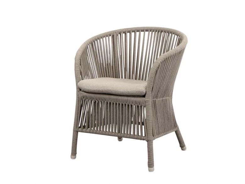 Derby Taupe Chair with seat cushion Taupe Sand