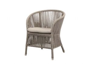 Derby Taupe Chair with seat cushion Taupe Sand