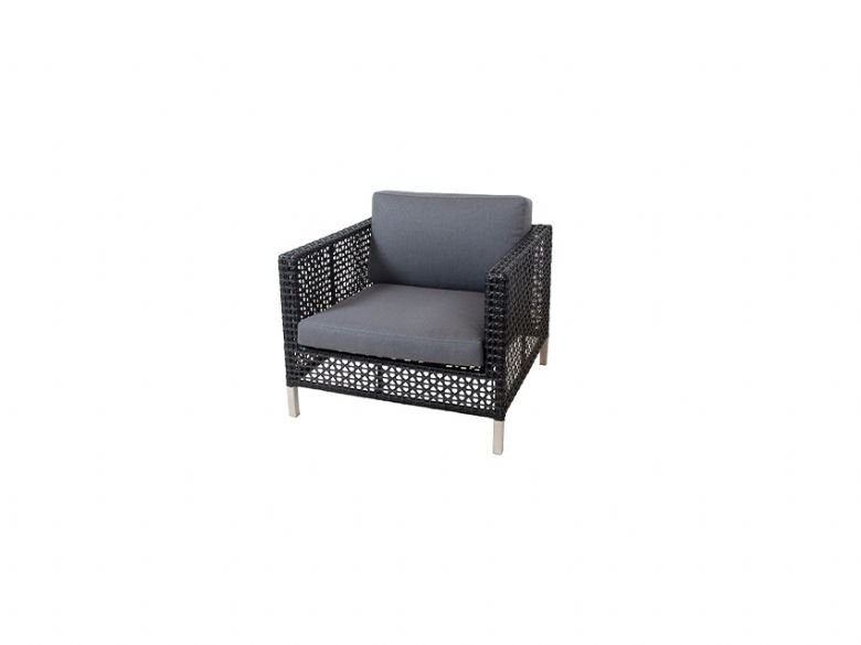 Connect Lounge Chair Black/Graphite- Grey Cushion