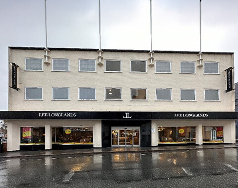 Following the sale and redevelopment of the original Leamington Spa showroom, Lee Longlands moved in 2007 to its current position at the top end of The Parade, directly opposite Marks & Spencer.