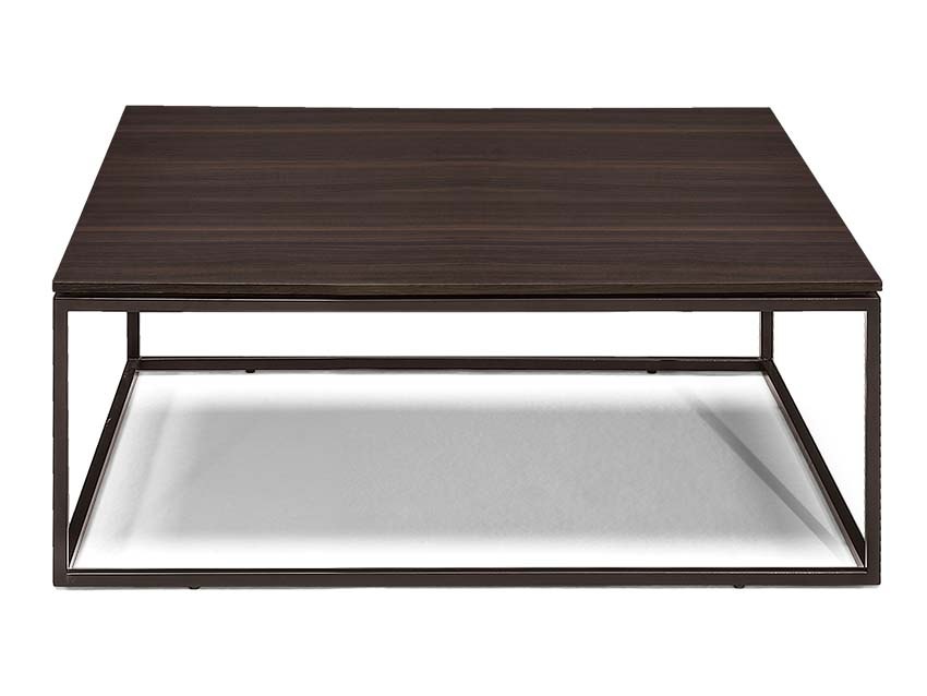 Natuzzi Editions Hydra Square Coffee Table - Smoked Oak - Lee Longlands