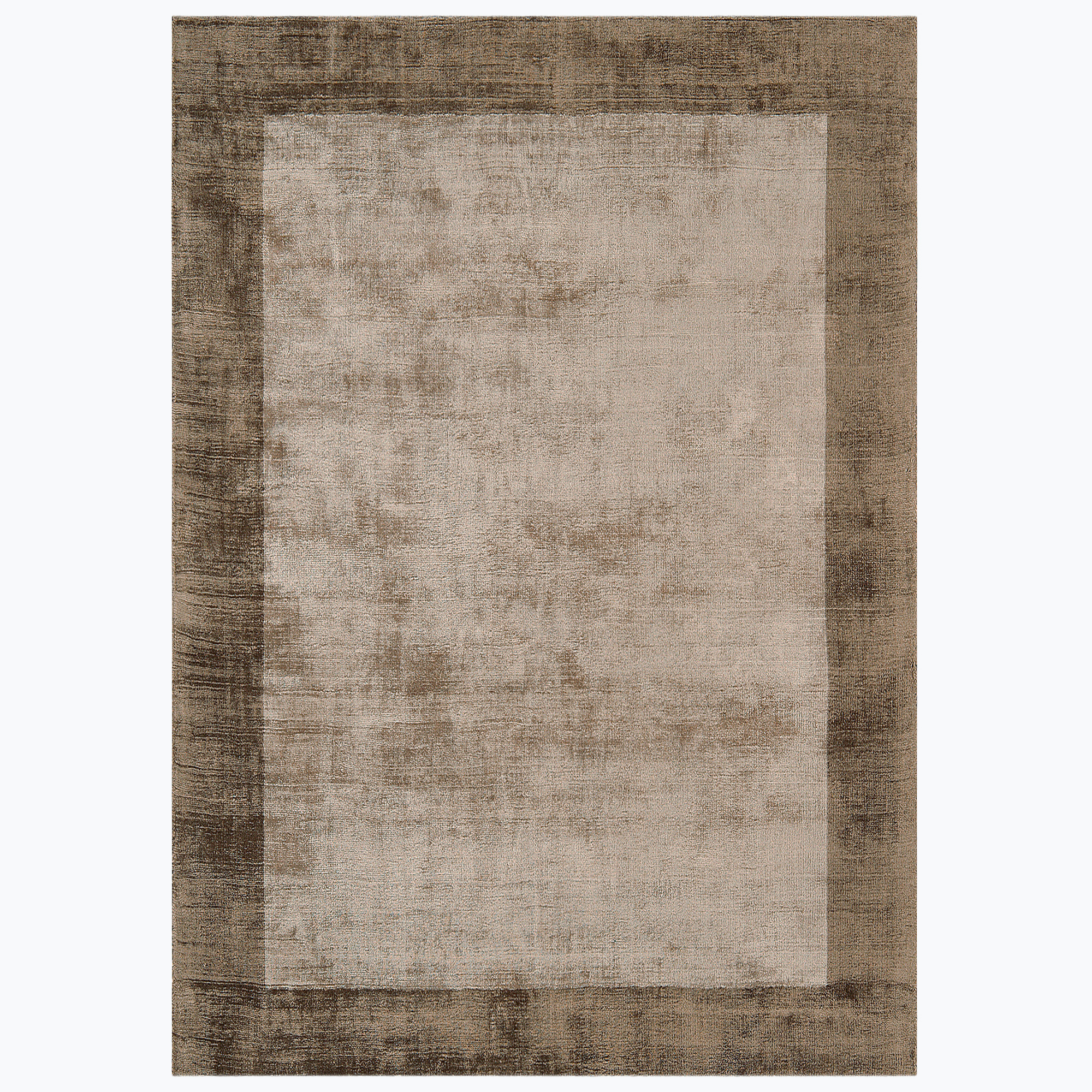 Blade Border Rug 170?120 cm – Luxury Dual-Tone Border Rug in Champagne ...