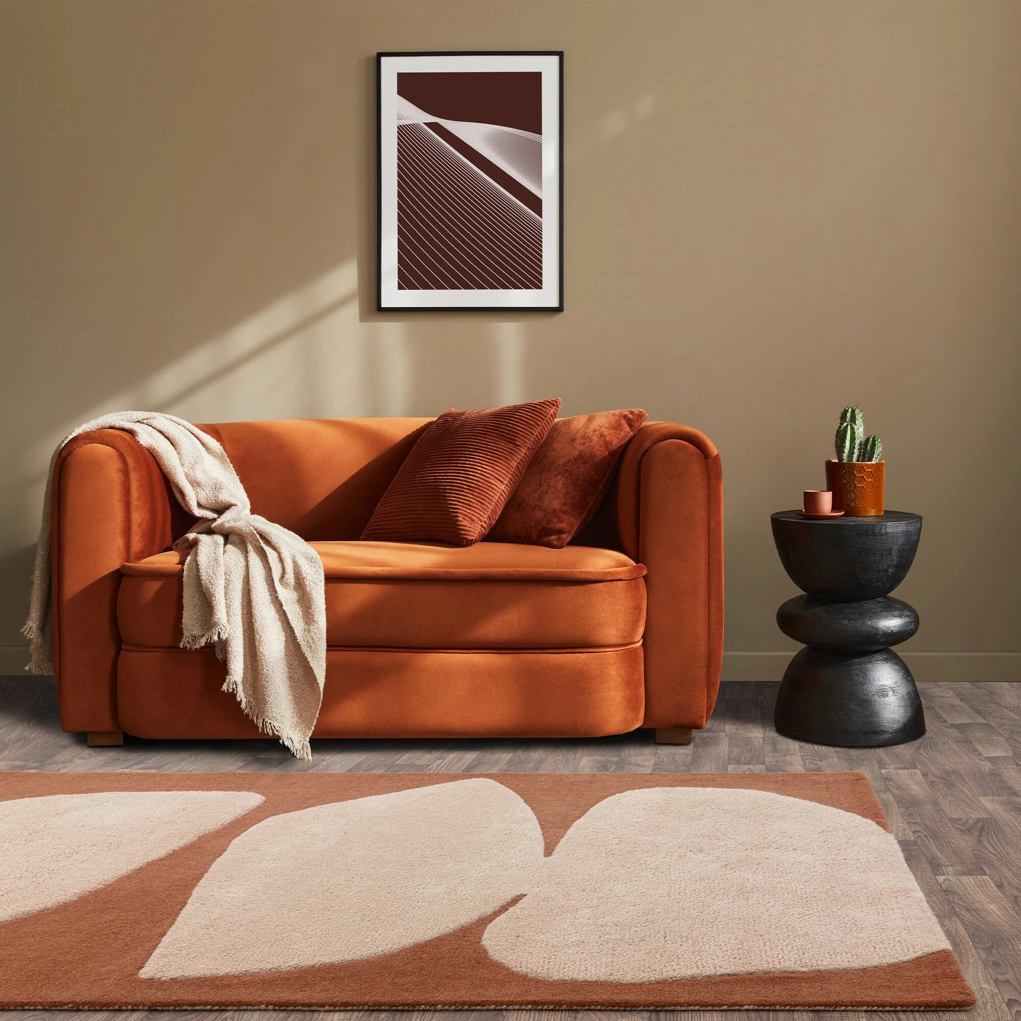 Large Rug Canvas Canvas Rug 120 x 170cm – Flatweave Indoor/Outdoor Rug | Lee Longlands