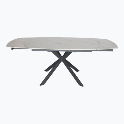 Busby Dining 140 x 200 Extending Dining Table (White) Busby Dining 140 x 200 Extending Dining Table (White)