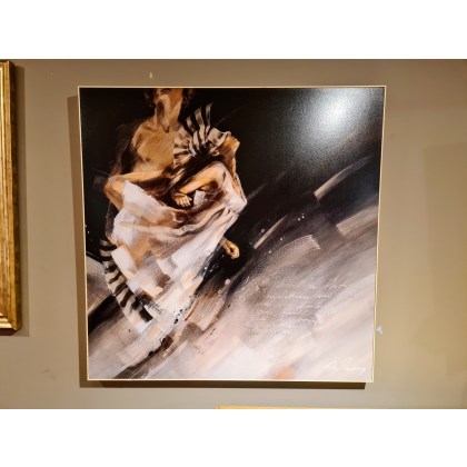 Sandringham Fine Arts Zebra Girl With Head Picture