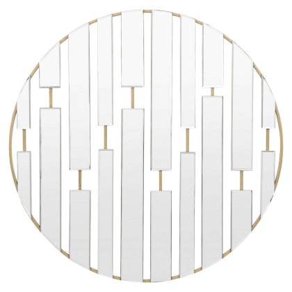 Chertsey Round Mirror Champagne Chertsey Round Mirror Champagne