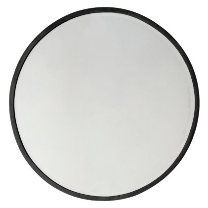 Higgins Round Mirror Black Higgins Round Mirror Black