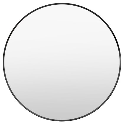 Holworth Round Mirror, Large, Black Holworth Round Mirror, Large, Black