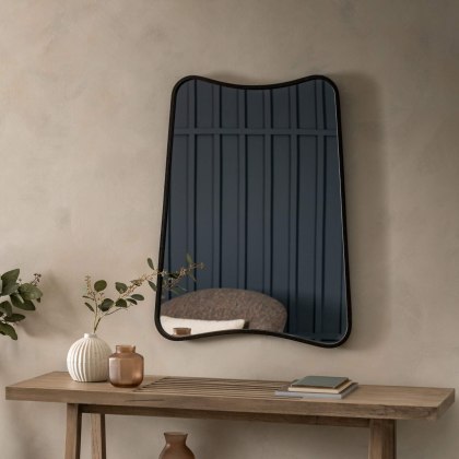 Kurva Rectangle Mirror Black Kurva Rectangle Mirror Black