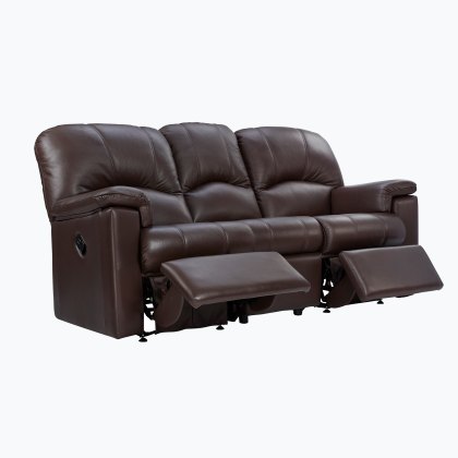 G Plan Chloe 3 Seater Double Manual Recliner Sofa