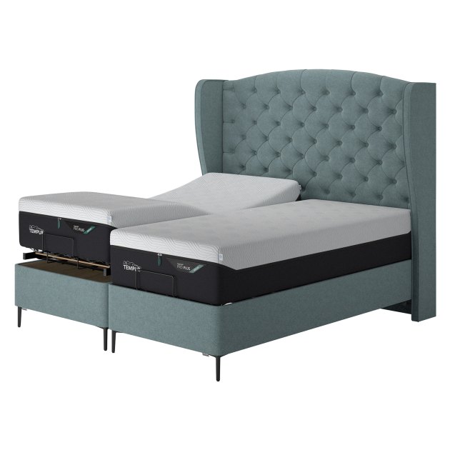 TEMPUR Suffolk Super King Adjustable Disc Divan Base - Slim Legs TEMPUR Suffolk Super King Adjustable Disc Divan Base - Slim Legs