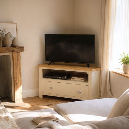 Hunningham Painted Corner TV Unit