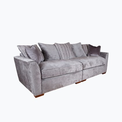 Reiko 4 Seater Pillow Back Sofa
